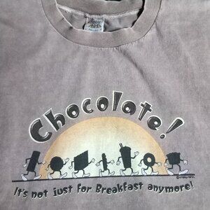Vintage Crazy Shirts Chocolate For Breakfast T-Shirt
